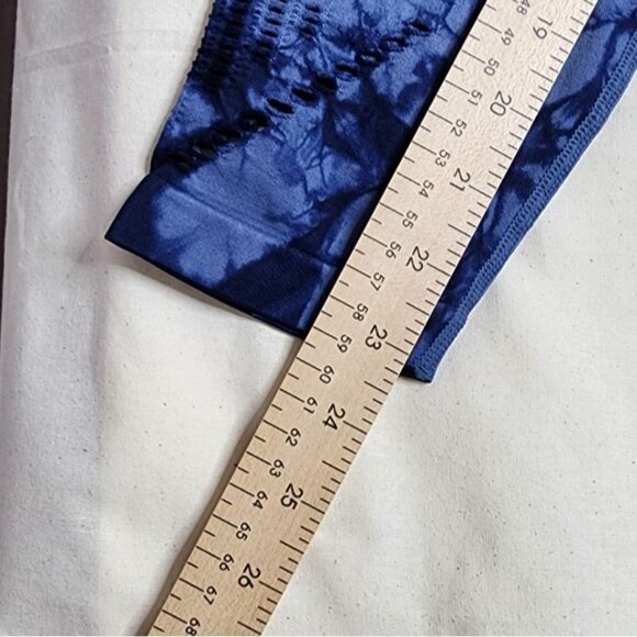 Pink by Victorias Secret Elastic Waist Leggings size X-Small Blue - Picture 8 of 9